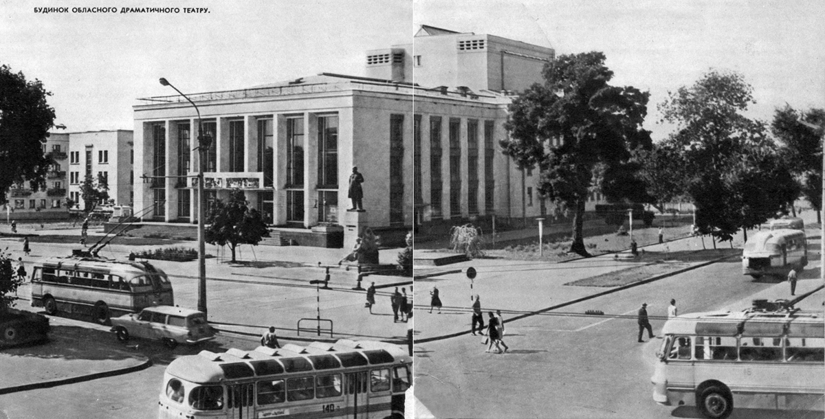 Черкассы, ОдАЗ-695Т № 34; Черкассы, ОдАЗ-695Т № 15; Черкассы — Исторические фотографии (до 2000г.)