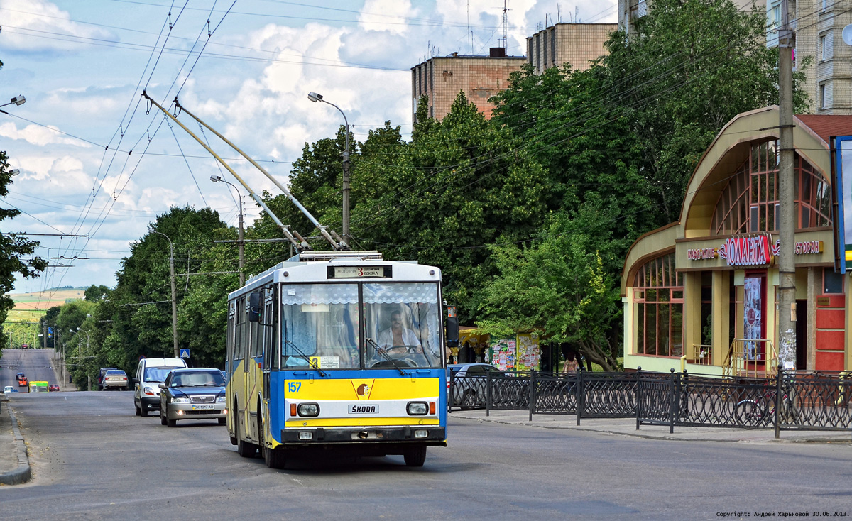 Ровно, Škoda 14Tr10/6 № 157