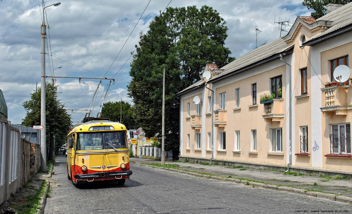 Тернополь, Škoda 9Tr22 № 029; Тернополь — Экскурсия на троллейбусе Škoda 9Tr № 029, 20.07.2012
