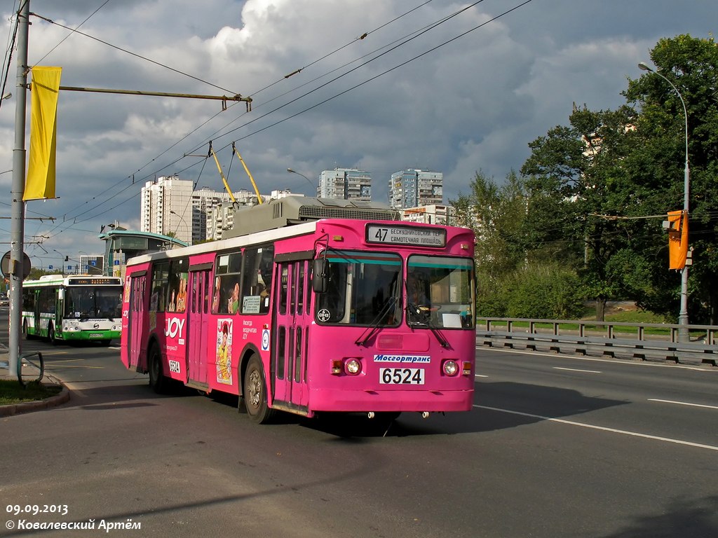 Москва, ЗиУ-682ГМ1 (с широкой передней дверью) № 6524