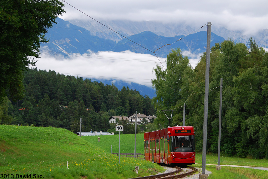 Innsbruck, Bombardier Flexity Outlook № 356; Innsbruck — Stubaitalbahn