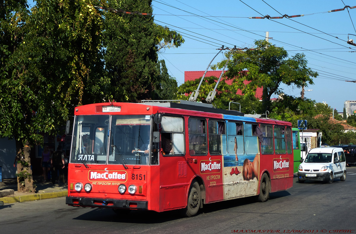 Крымский троллейбус, Škoda 14Tr11/6 № 8151