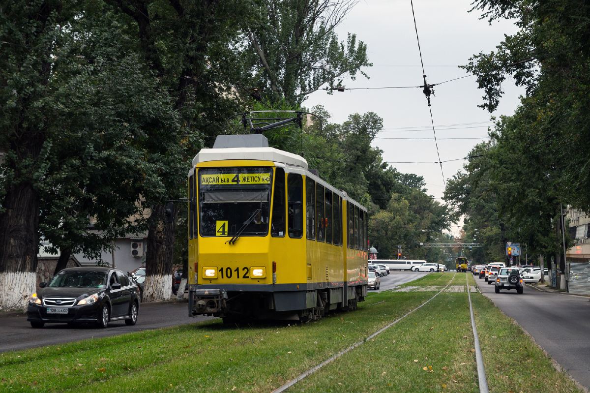 Алматы, Tatra KT4DtM № 1012