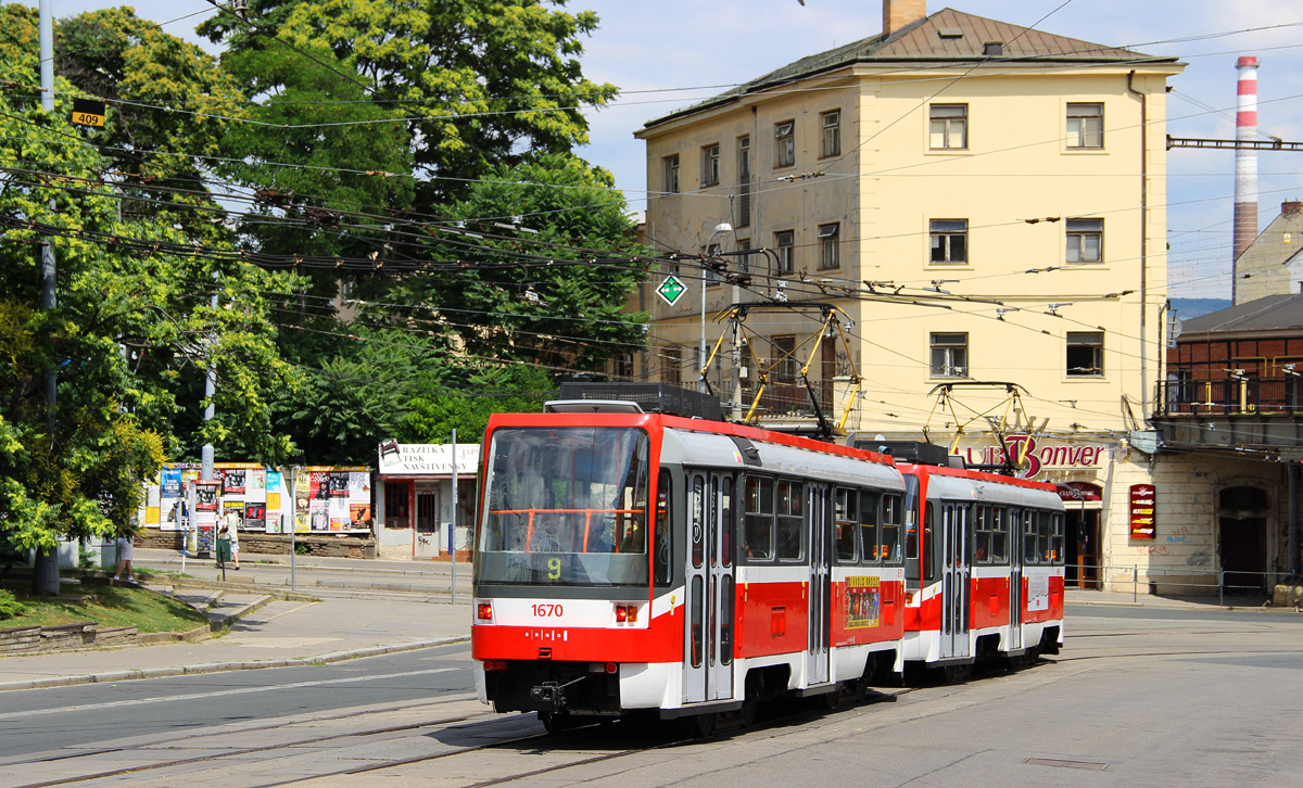 Брно, Tatra T3RF № 1670