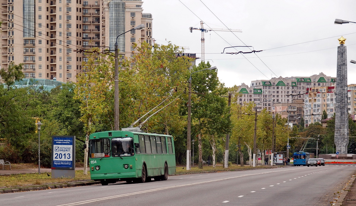 Одесса, ЗиУ-682В-013 [В0В] № 854; Одесса — Троллейбусные линии