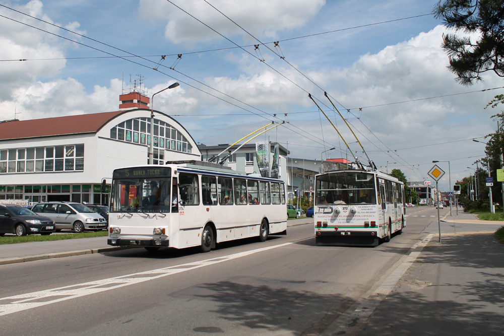 Pardubice, Škoda 14Tr17/6M # 373; Pardubice, Škoda 14Tr17/6M # 372