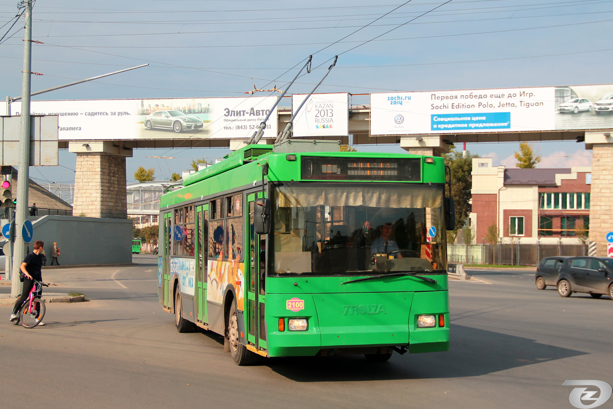 Казань, Тролза-5275.05 «Оптима» № 2100 Казань, Тролза-5275.05 «Оптима» № 2100