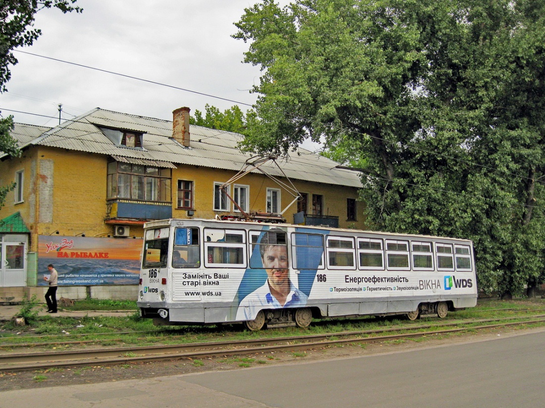 Луганск, 71-605 (КТМ-5М3) № 186