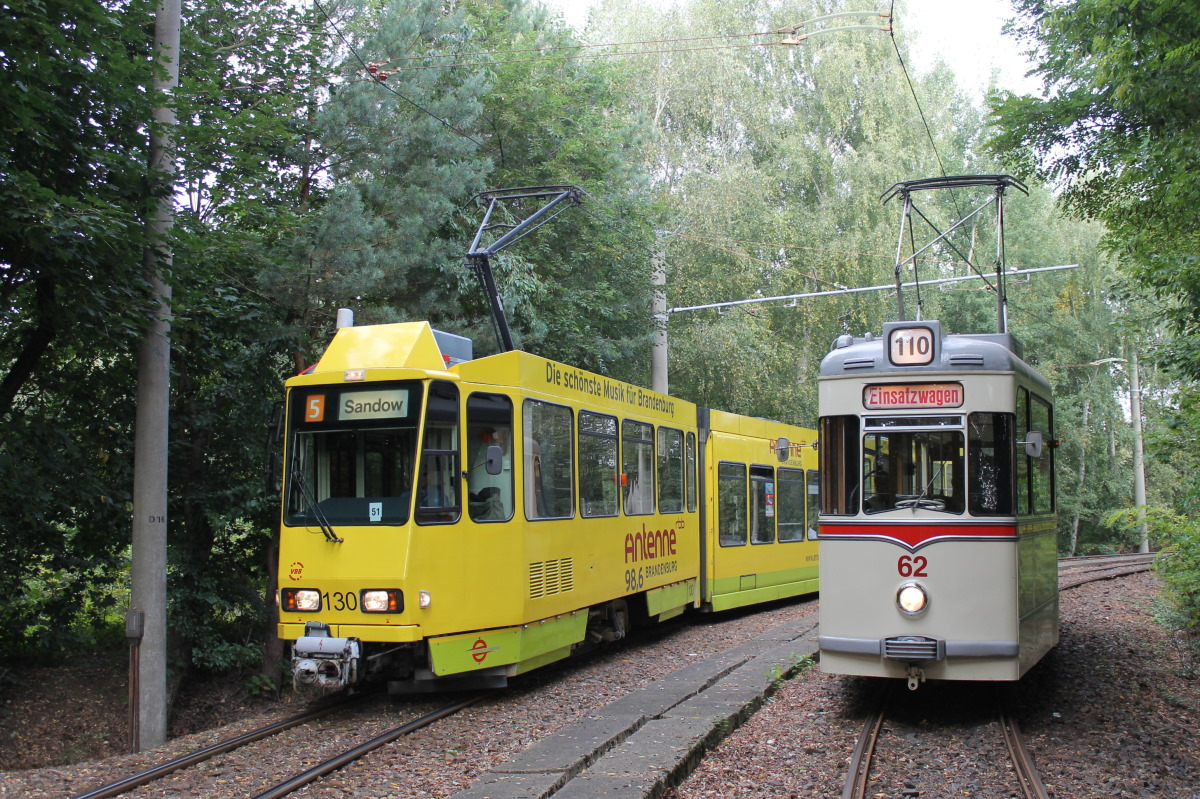 Chociebuż, Tatra KTNF6 Nr 130; Chociebuż, Gotha T2-64 Nr 62; Chociebuż — Anniversary: 110 years of Cottbus tramway (15.06.2013) Chociebuż, Tatra KTNF6 Nr 130; Chociebuż, Gotha T2-64 Nr 62; Chociebuż — Anniversary: 110 years of Cottbus tramway (15.06.2013)