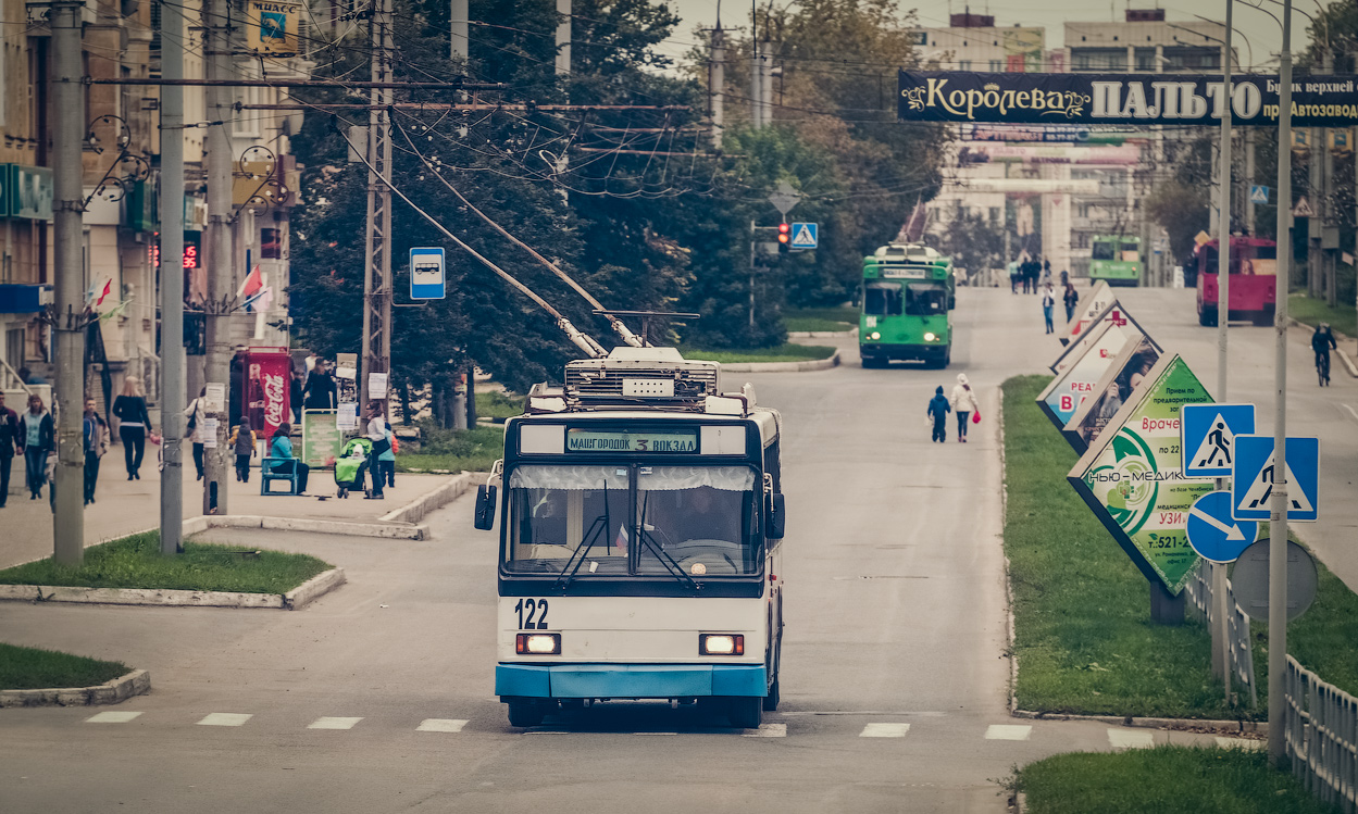 Миасс, ВМЗ-5298.00 (ВМЗ-375) № 122; Миасс — Троллейбусные линии — автозавод