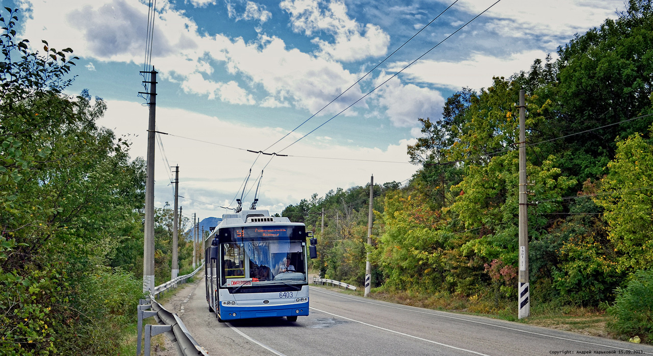 Крымский троллейбус, Богдан Т70115 № 6403