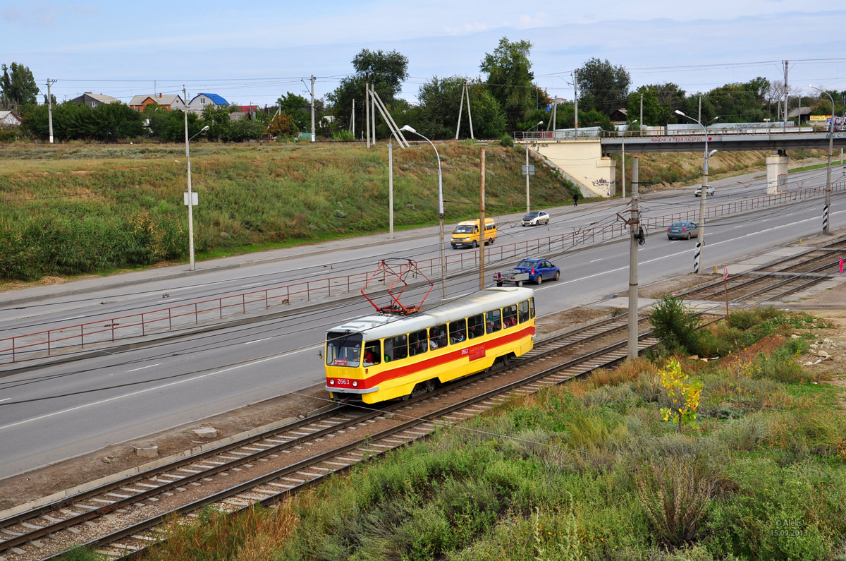 Волгоград, Tatra T3SU мод. ВЗСМ № 2663