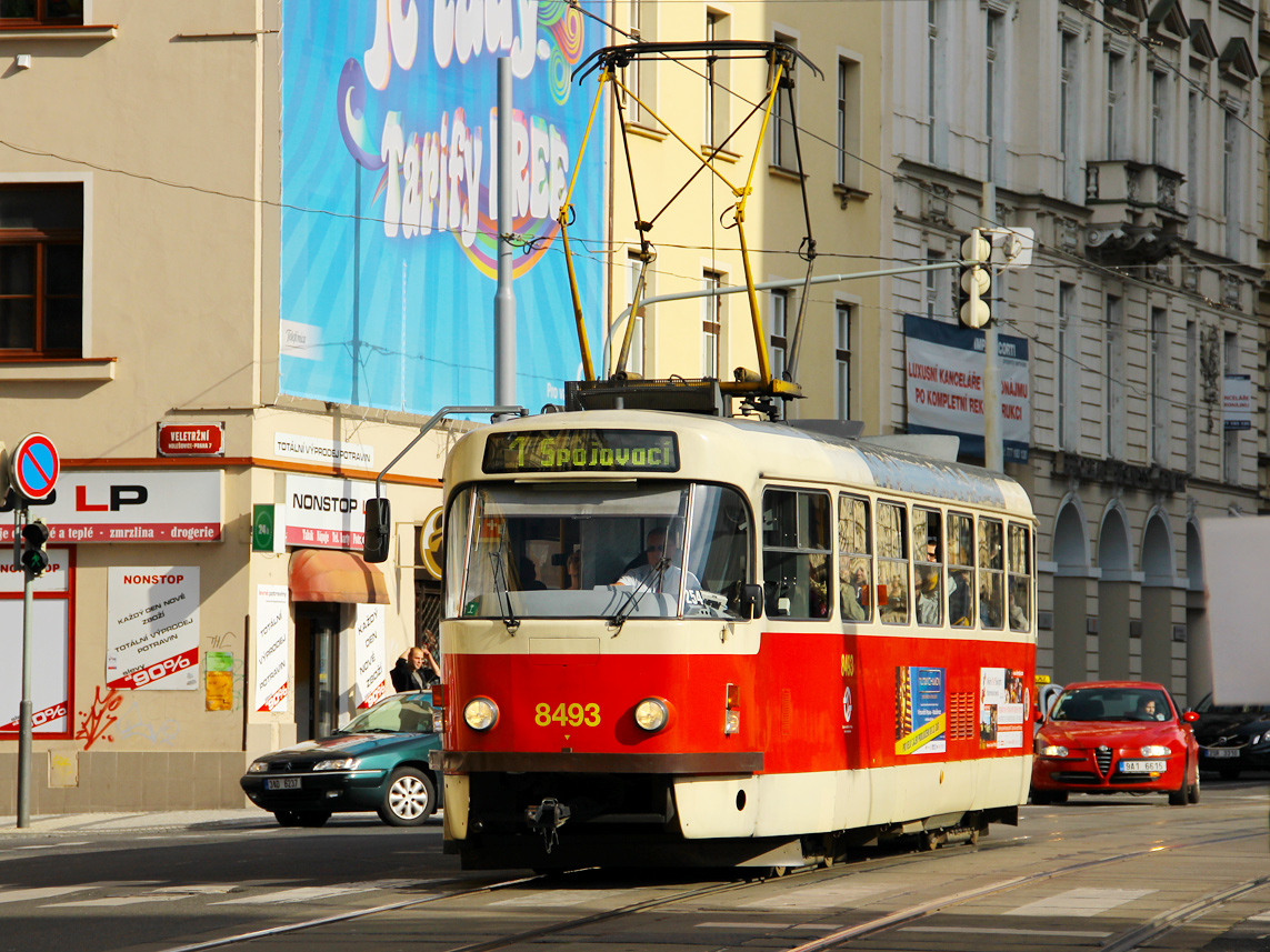 Прага, Tatra T3R.P № 8493