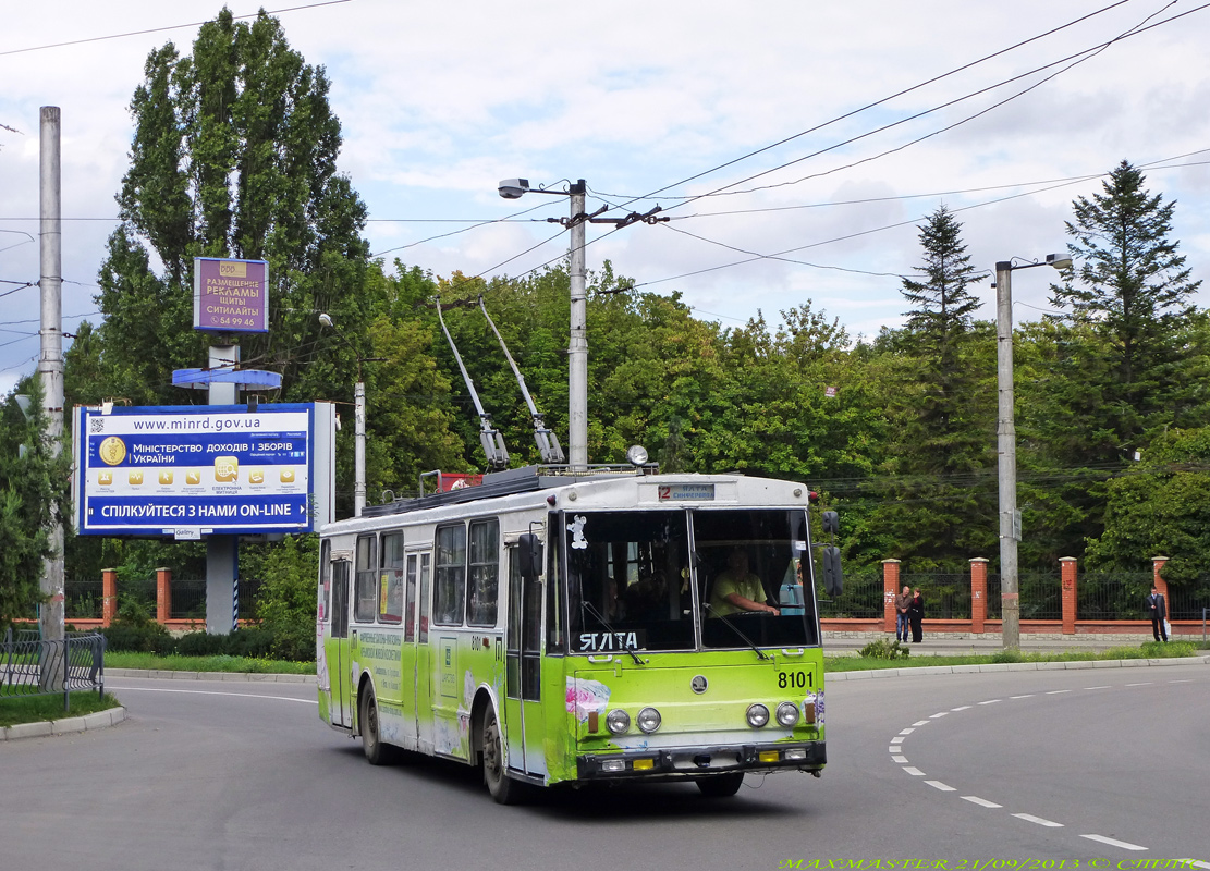 Крымский троллейбус, Škoda 14Tr89/6 № 8101