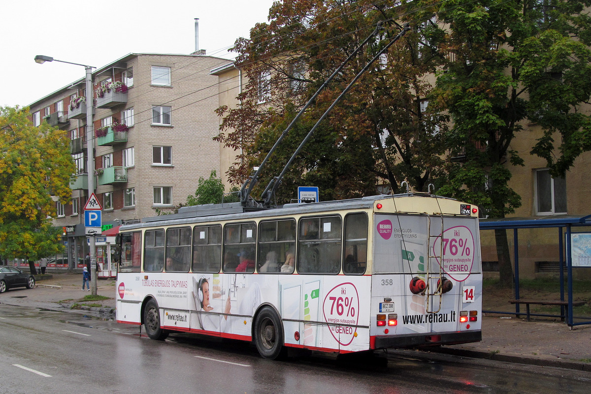 Каунас, Škoda 14Tr02 № 358