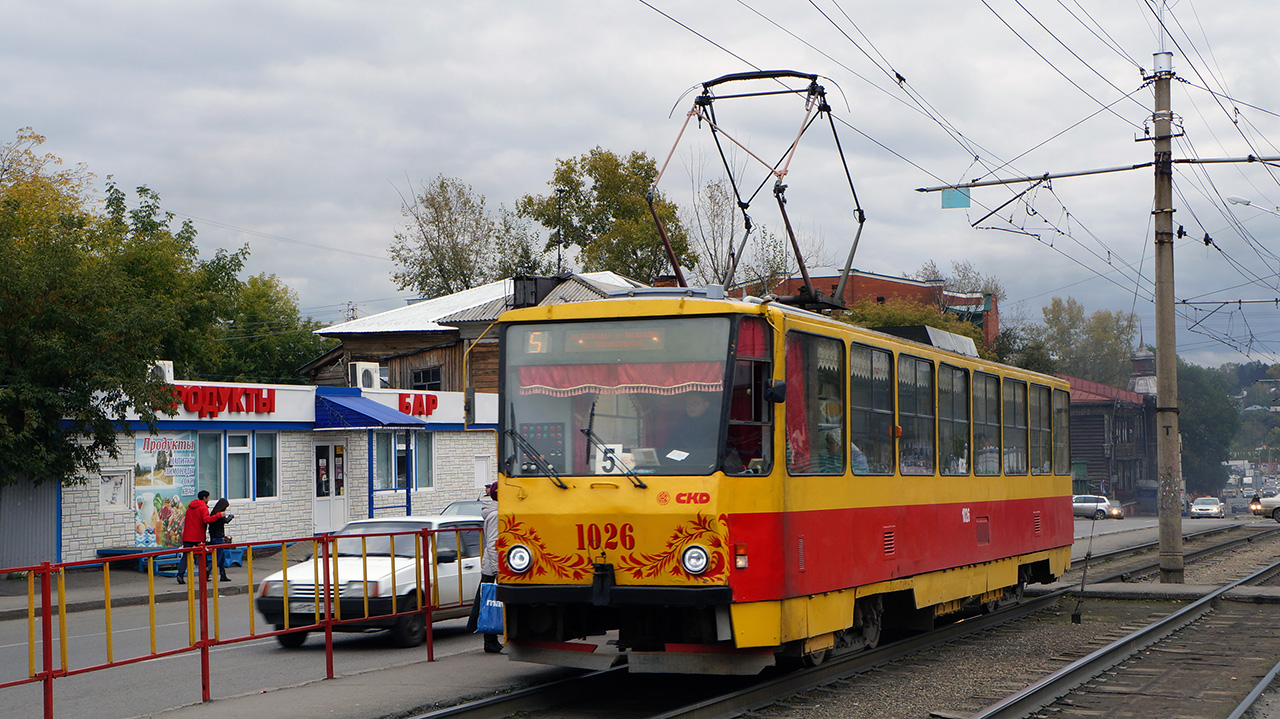 Барнаул, Tatra T6B5SU № 1026