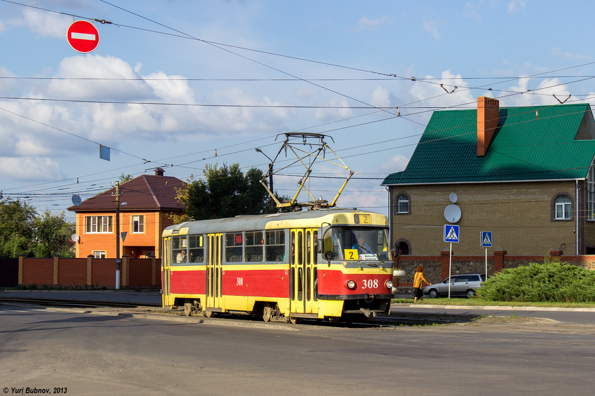 Курск, Tatra T3SU № 308