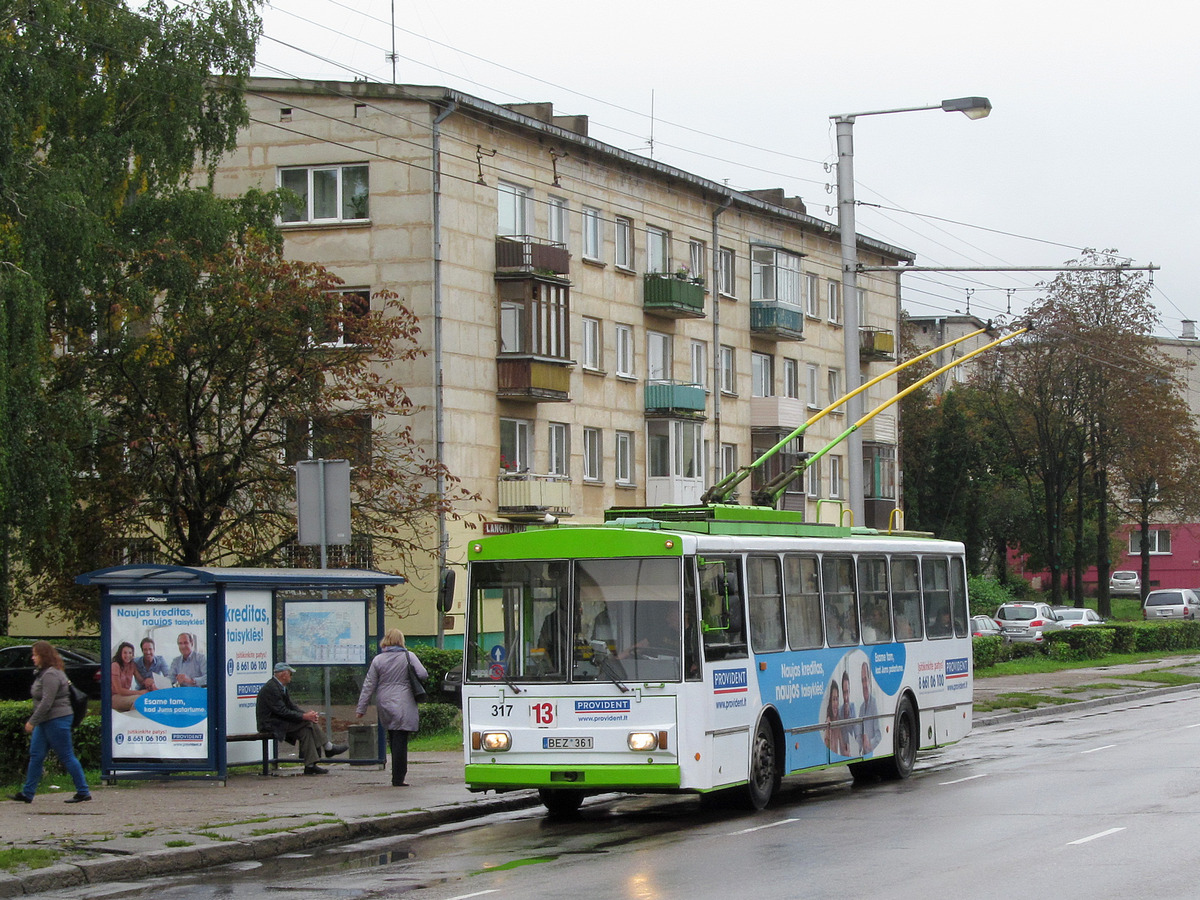 Каунас, Škoda 14Tr89/6 № 317