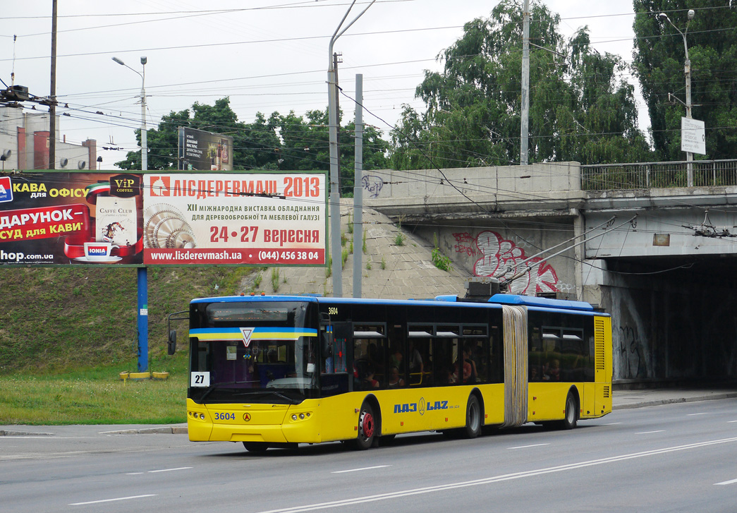 Kyjev, LAZ E301D1 č. 3604