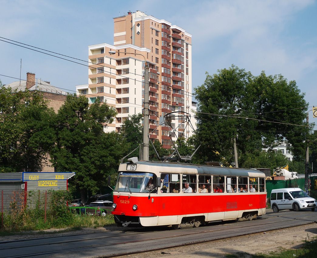 Киев, Tatra T3SU № 5829 Киев, Tatra T3SU № 5829