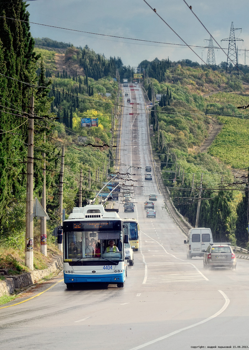 Krymski trolejbus, Bogdan T70115 Nr 4404; Krymski trolejbus — Trolleybus lines