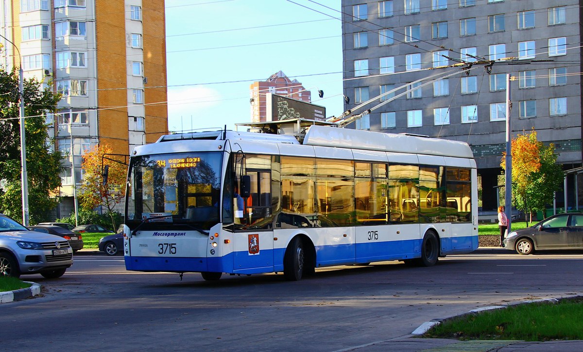 Москва, Тролза-5265.00 «Мегаполис» № 3715