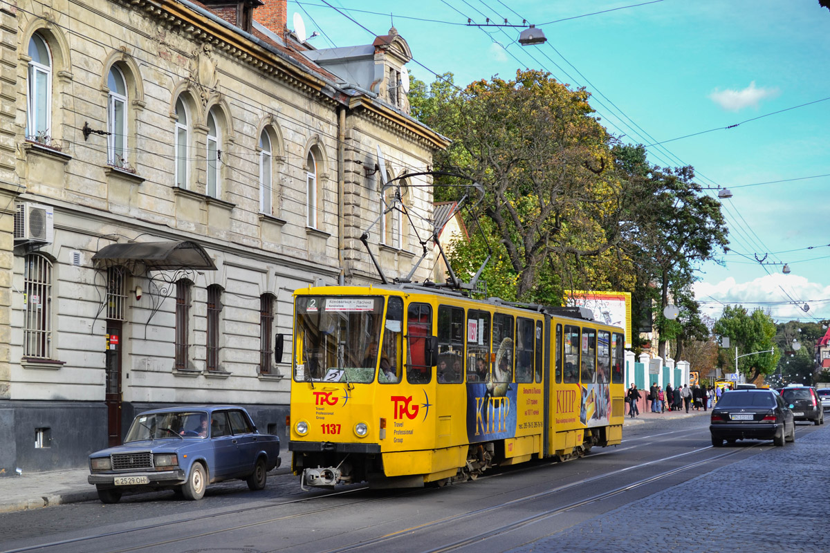 Львов, Tatra KT4SU № 1137