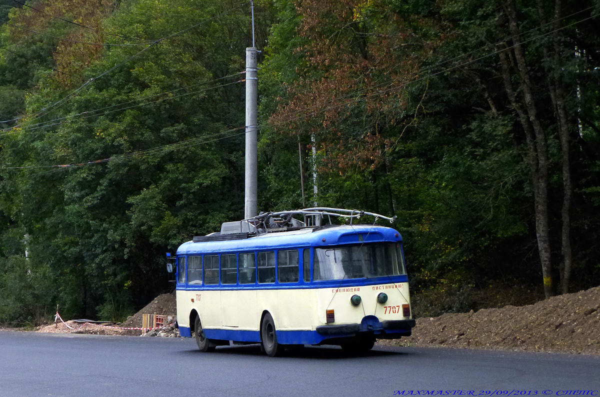 Крымский троллейбус, Škoda 9TrH27 № 7707