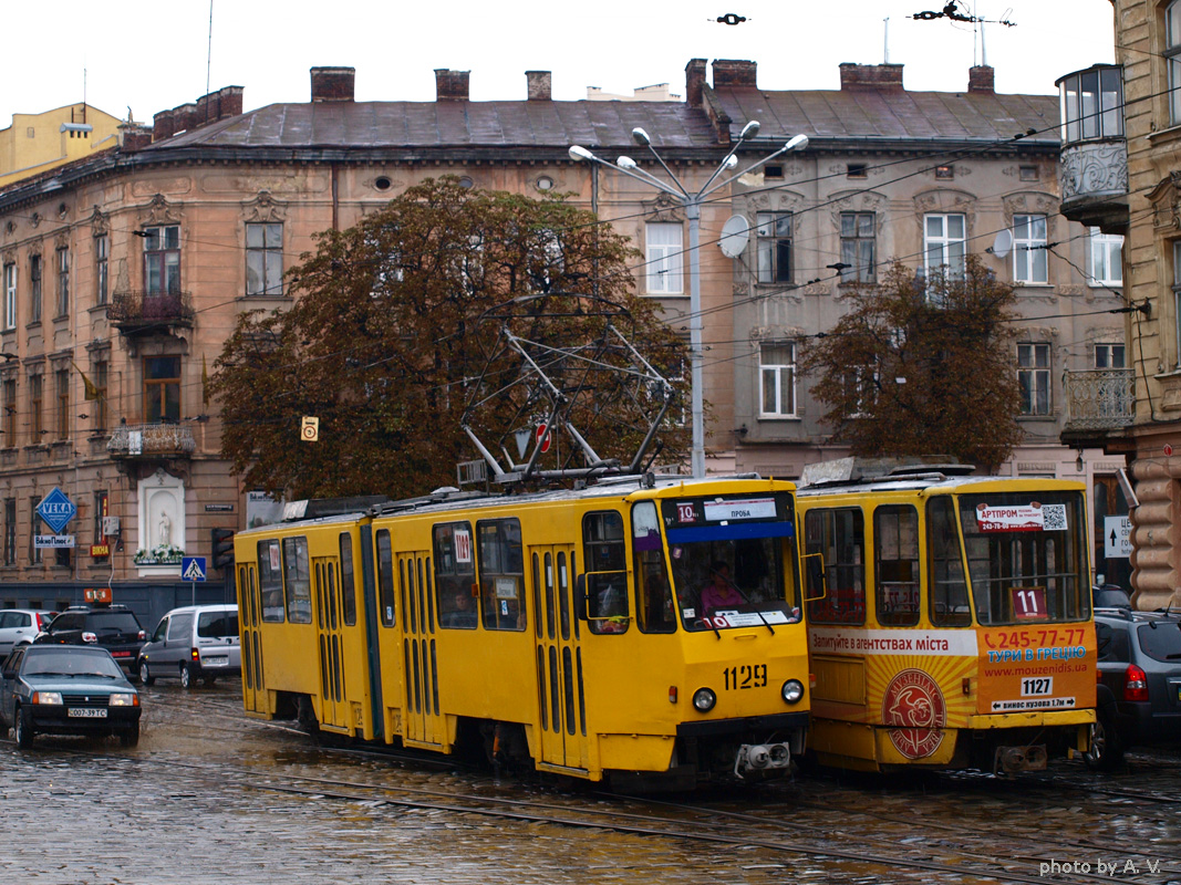 Львов, Tatra KT4SU № 1129