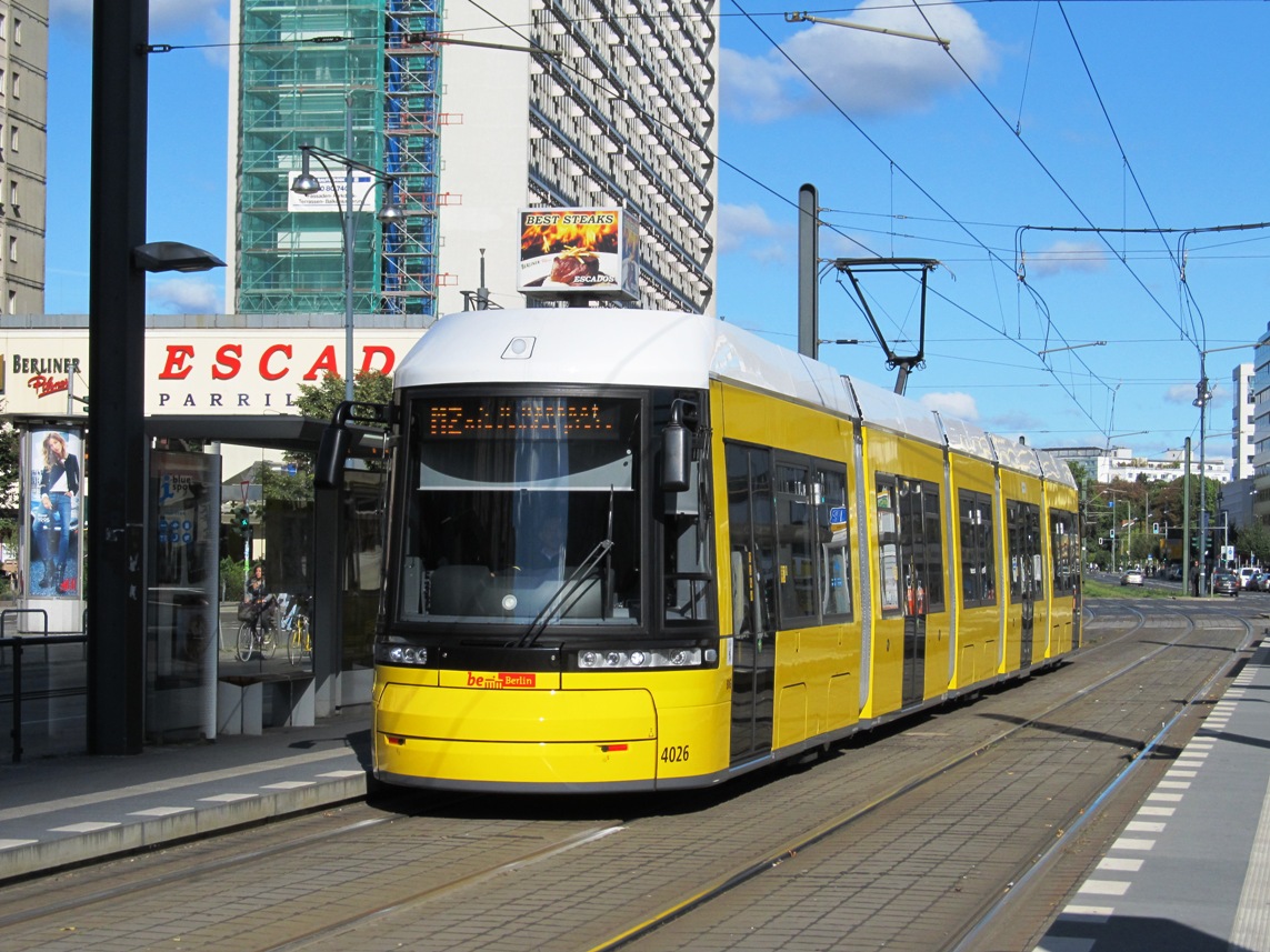 Берлин, Bombardier Flexity Berlin (GT6-08ZR/F6Z) № 4026