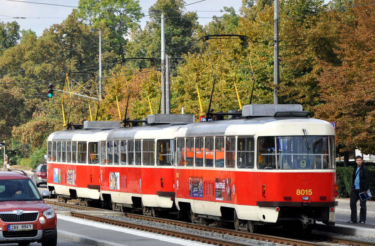 Прага, Tatra T3M2-DVC № 8015 Прага, Tatra T3M2-DVC № 8015