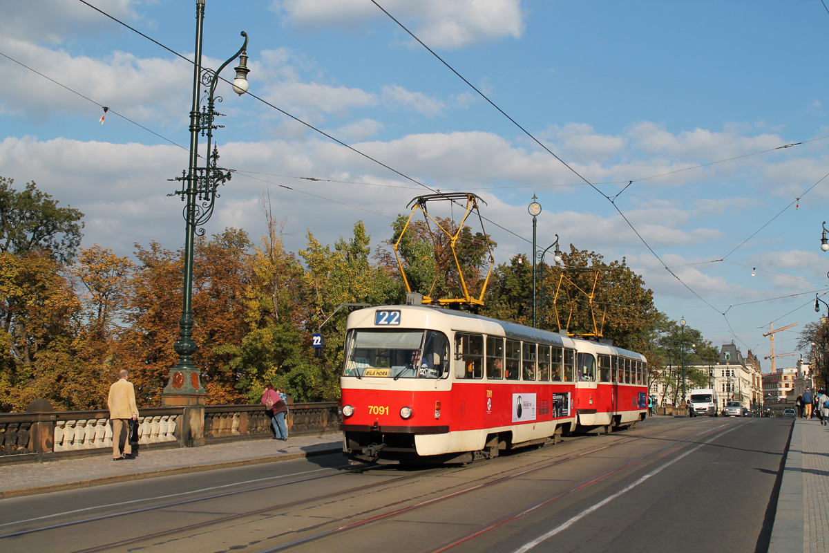 Прага, Tatra T3SUCS № 7091