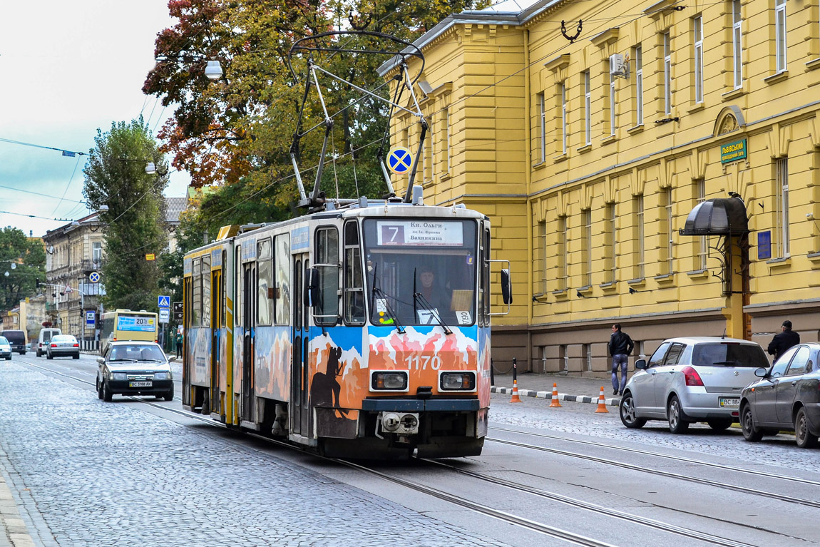 Львов, Tatra KT4D № 1170