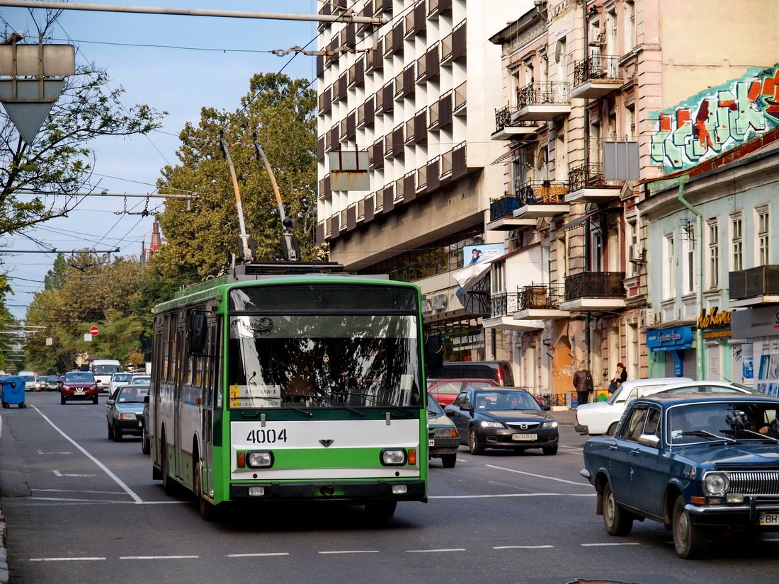 Одесса, Škoda 14TrM № 4004