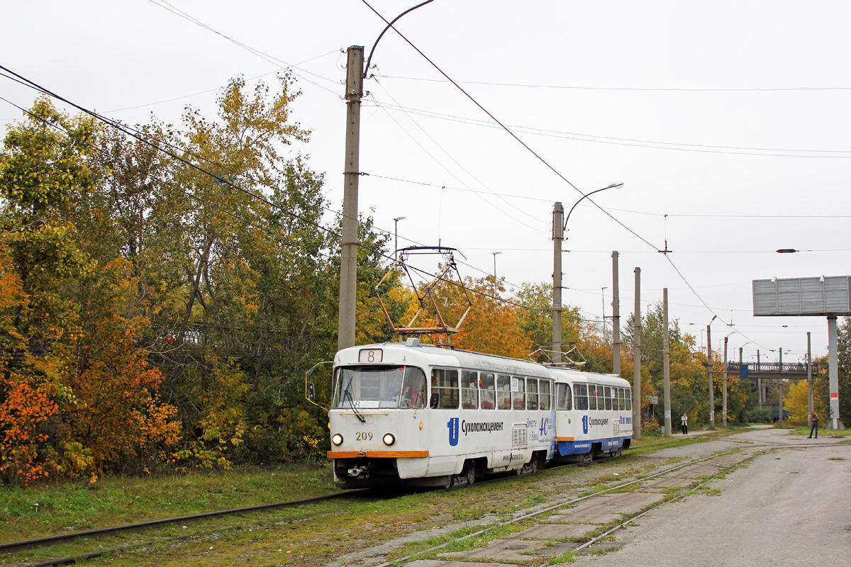 Екатеринбург, Tatra T3SU № 209
