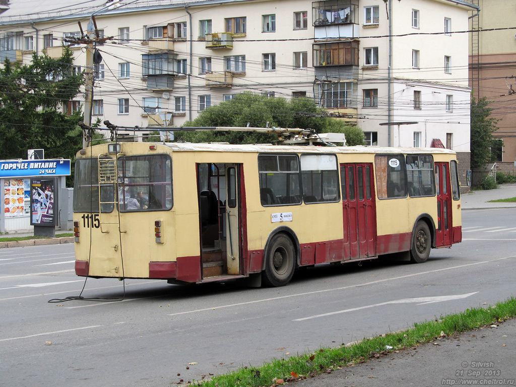 Челябинск, ЗиУ-682Г-012 [Г0А] № 1115; Челябинск — Происшествия