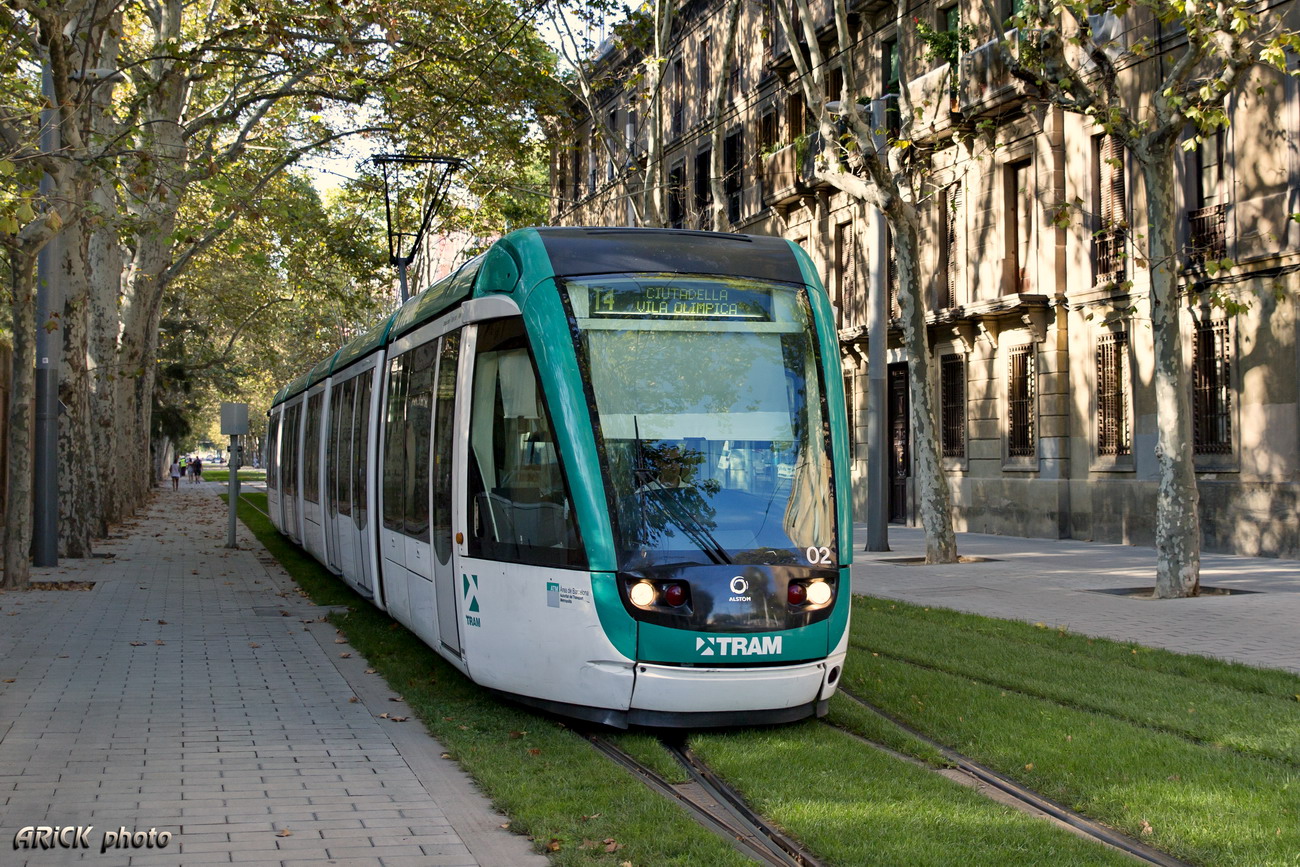 Barcelona, Alstom Citadis 302 № 02