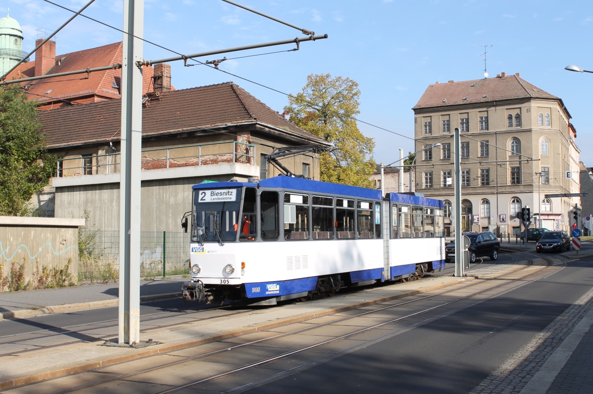Гёрлиц, Tatra KT4DC № 305; Гёрлиц — 30 лет KT4D в Гёрлице (06.10.2013)