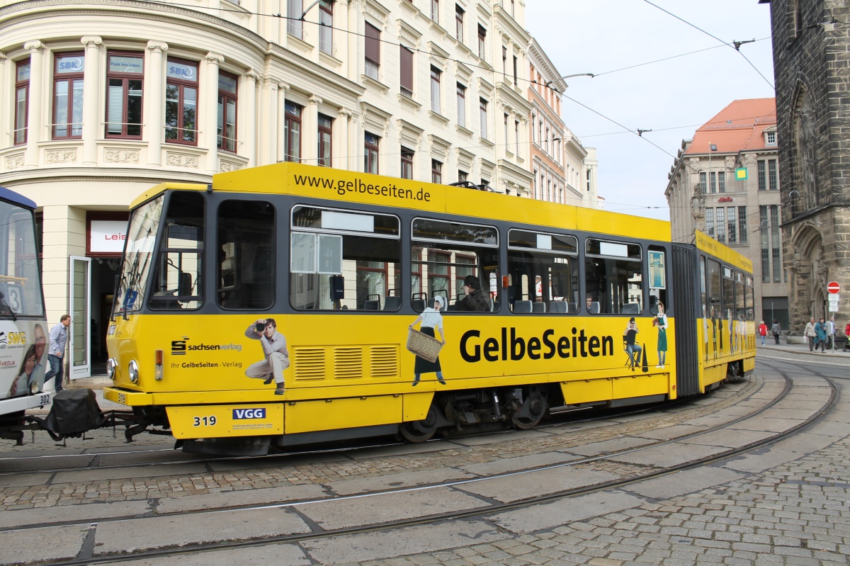 Гёрлиц, Tatra KT4DC № 319; Гёрлиц — 30 лет KT4D в Гёрлице (06.10.2013)