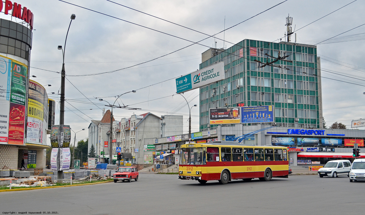 Черновцы, Škoda 14Tr89/6 № 292