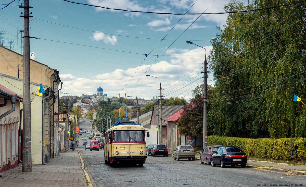 Черновцы, Škoda 9TrH25 № 202
