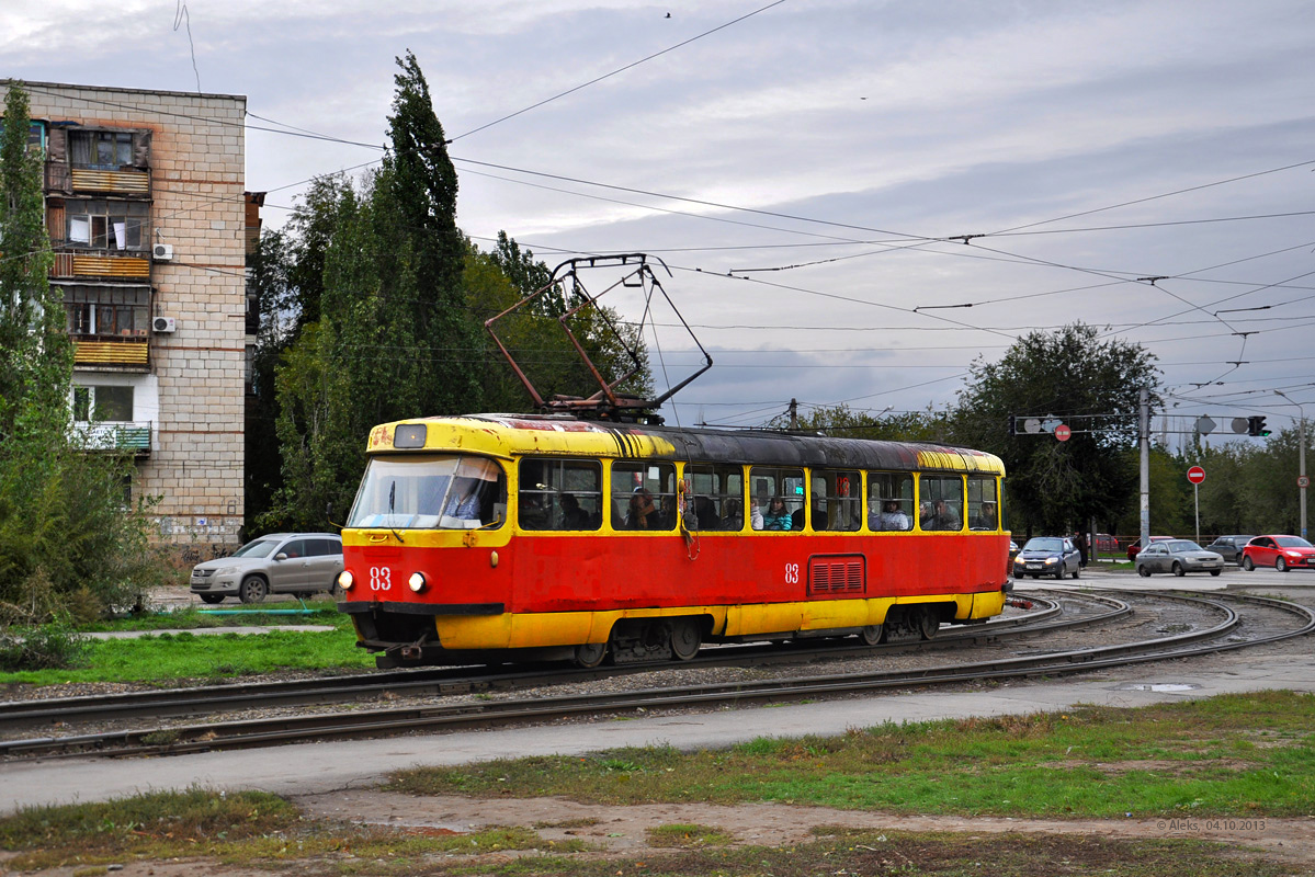 Волжский, Tatra T3SU (двухдверная) № 83