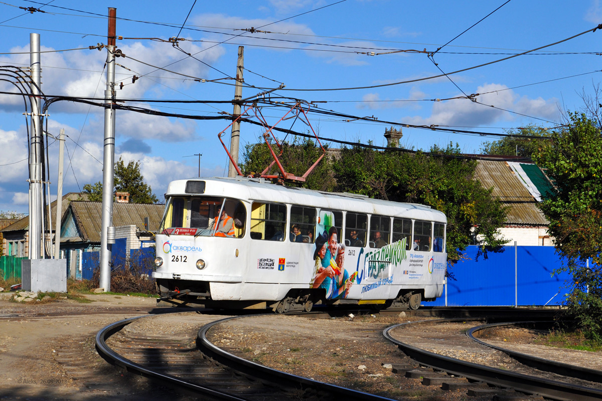 Волгоград, Tatra T3SU (двухдверная) № 2612