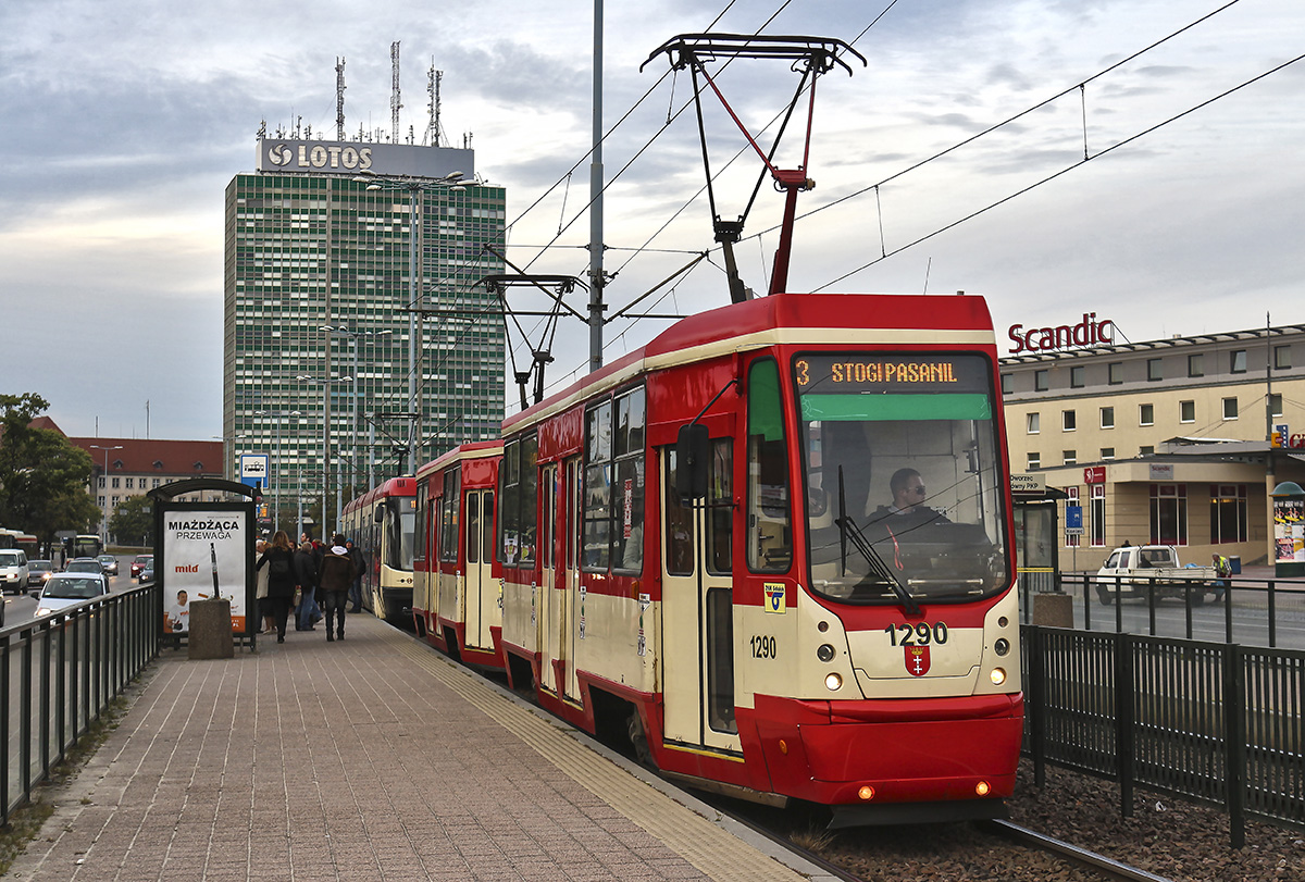 Гданьск, Konstal 105Na № 1290