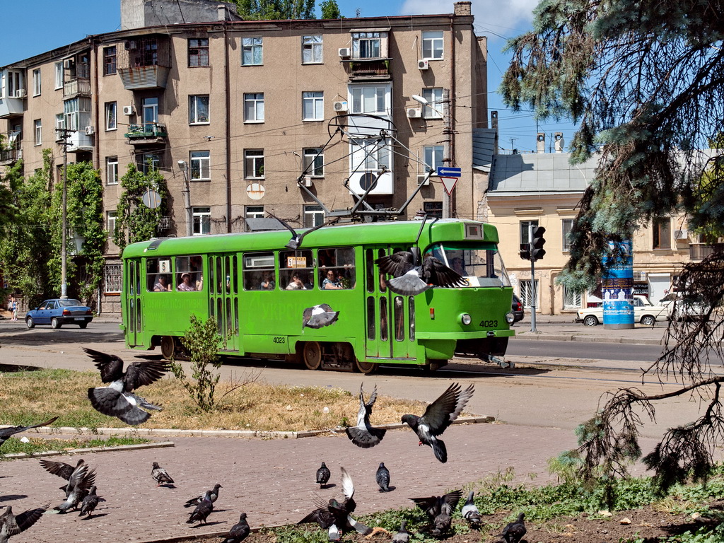 Одесса, Tatra T3R.P № 4023; Транспорт и животные