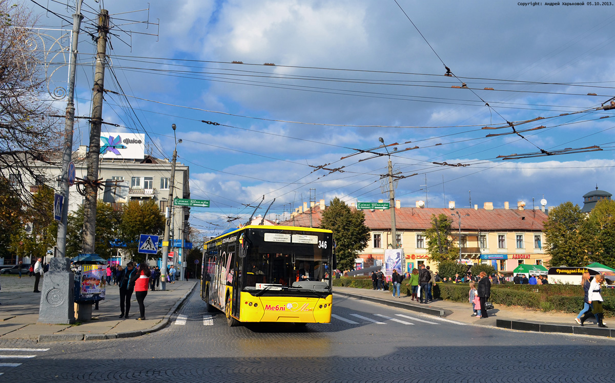 Черновцы, ЛАЗ E183D1 № 346