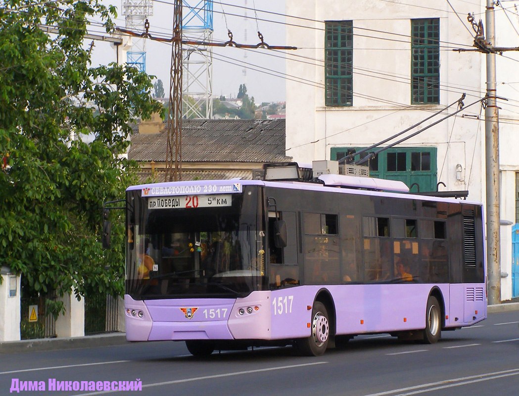 Севастополь, ЛАЗ E183A1 № 1517