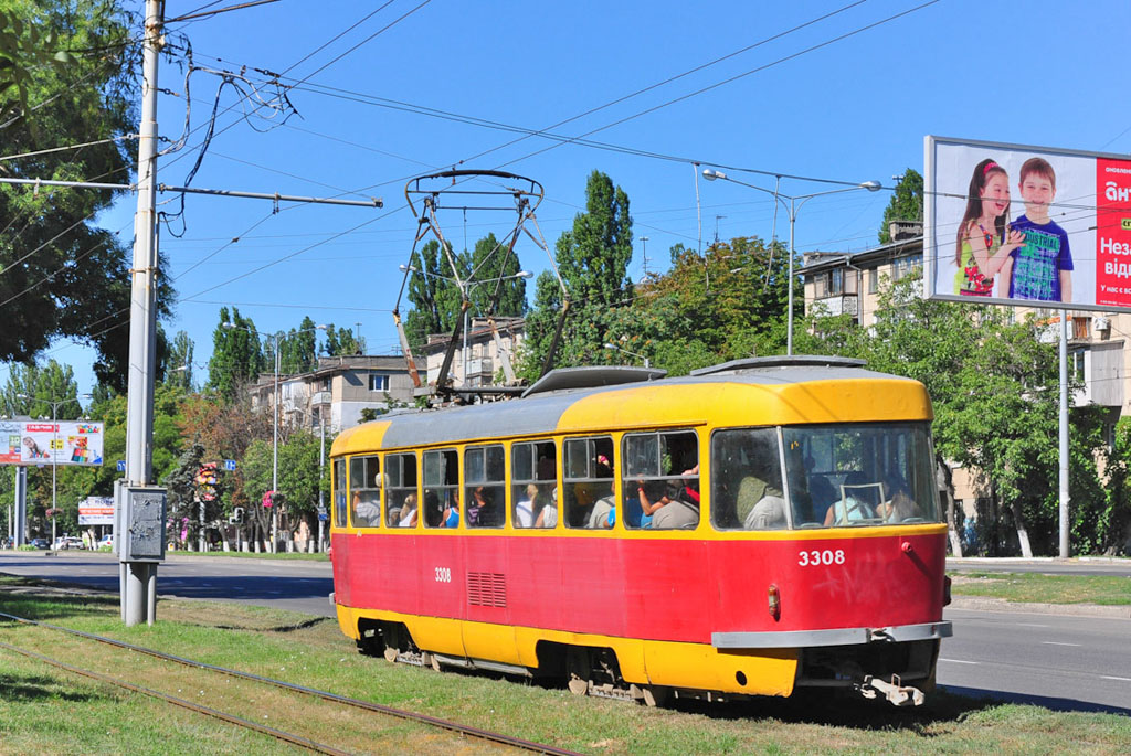 Одесса, Tatra T3SU № 3308