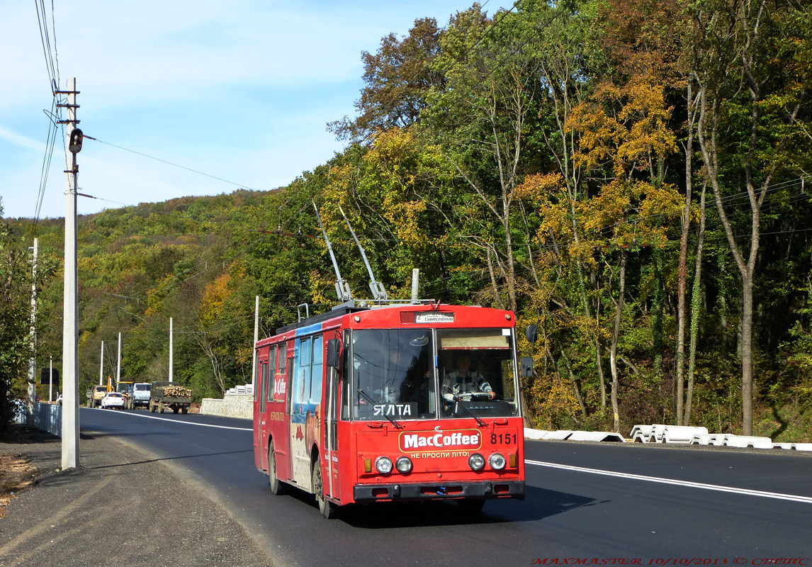Крымский троллейбус, Škoda 14Tr11/6 № 8151