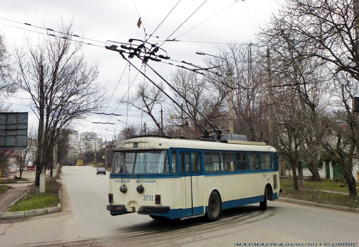 Крымский троллейбус, Škoda 9TrH27 № 3711